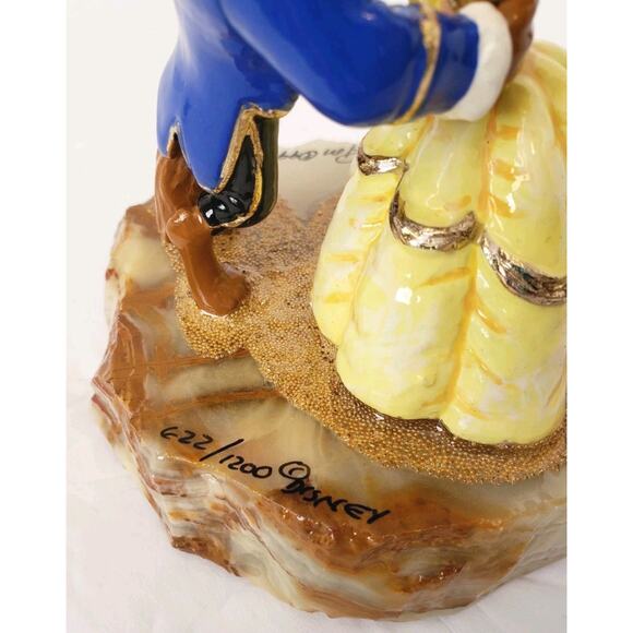 Vintage Disney Ron Lee 1999 Beauty and the Beast & Belle Sculpture #622 Rare - Picture 7 of 10